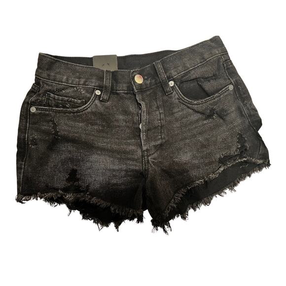 Blank NYC | Distressed Button Fly Shorts | Size 24 - Picture 5 of 6